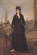 Portrait de Berthe Morisot (mk40) Edouard Manet